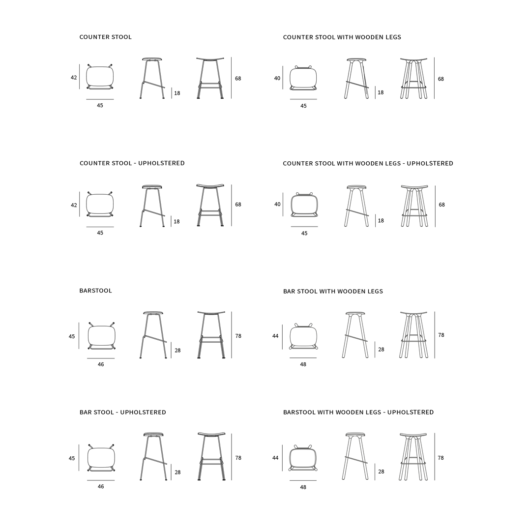 COT W High Barhocker - H 77cm