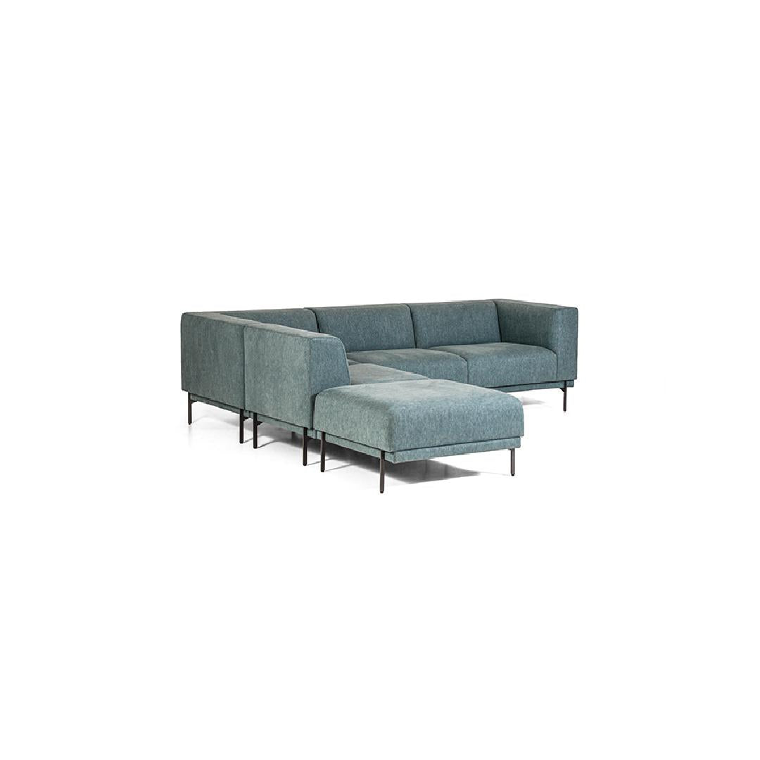 MAJESTIC-Sofa-Trägerelemente aus massiver Buche, verstärkt mit Holzplattenelementen - rechte Seite