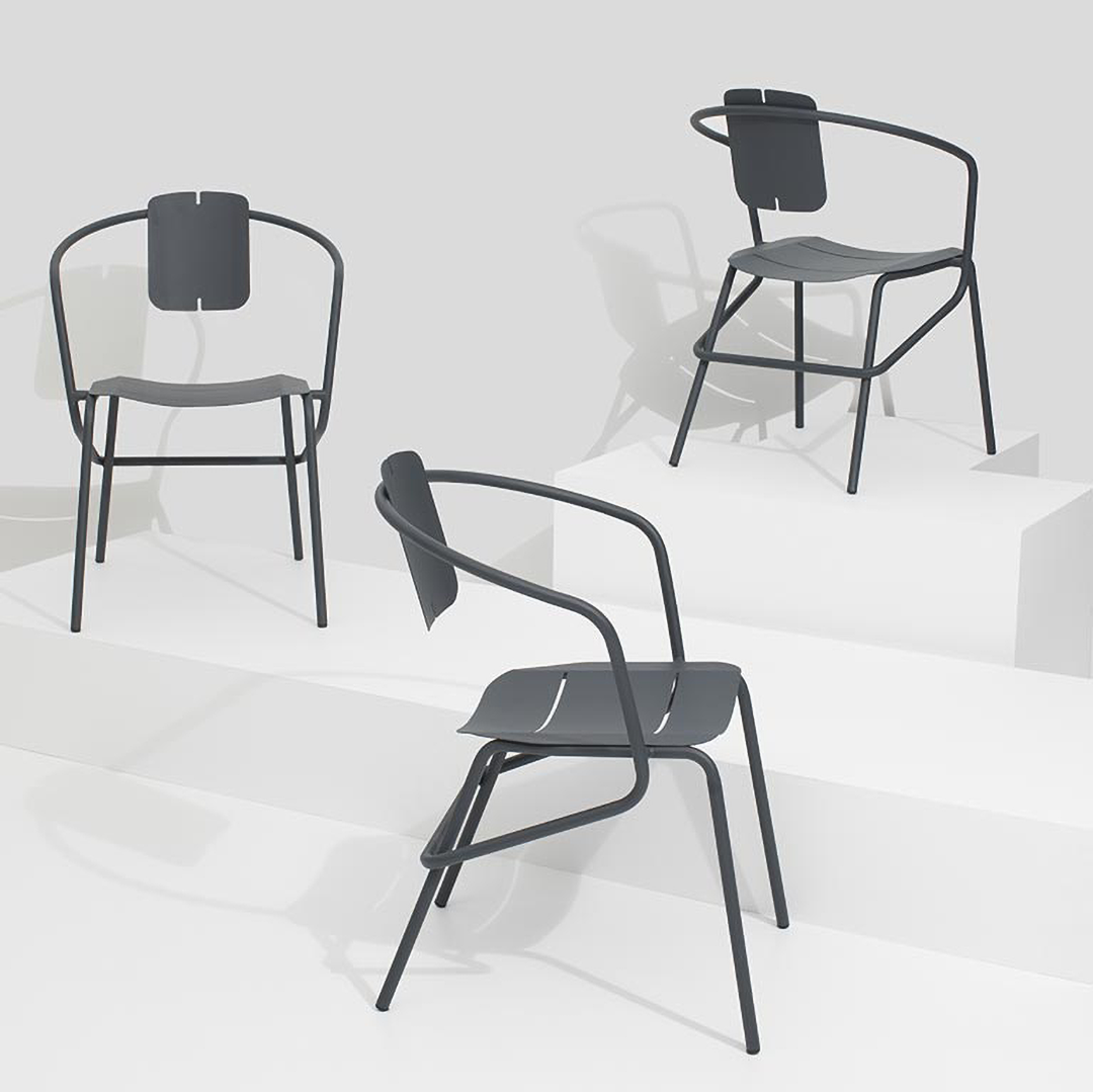 ATAMAN MINIMALIST Gartenstühle-vorne