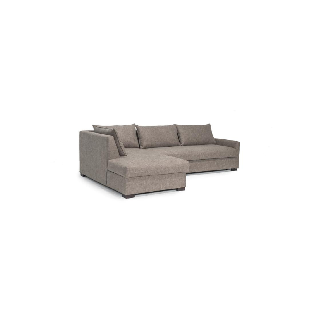 Schlafsofas SLEEPOVER- Trägerelemente aus massiver Buche, verstärkt mit Holzplattenelementen rechte Seite