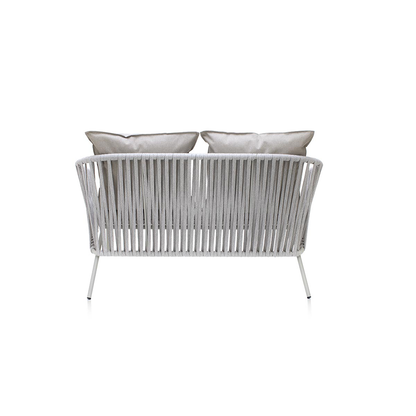 ATAMAN LEISURE 2-Sitzer Gartensofa Garda Ataman Leisure 2-Sitzer Gartensofa. G Der geschickte Mix aus Stahlstruktur und Seil bildet eine harmonische Einheit-Rückansicht