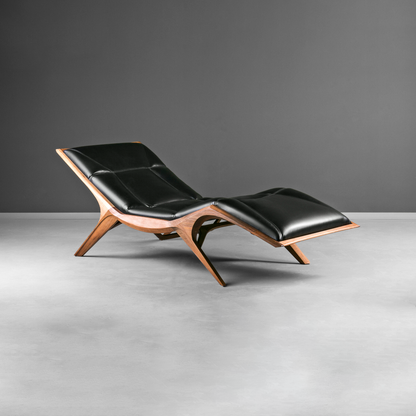 INSEKT-Designer Liege, Gestell aus Massivholz und Lederpolsterung-seite