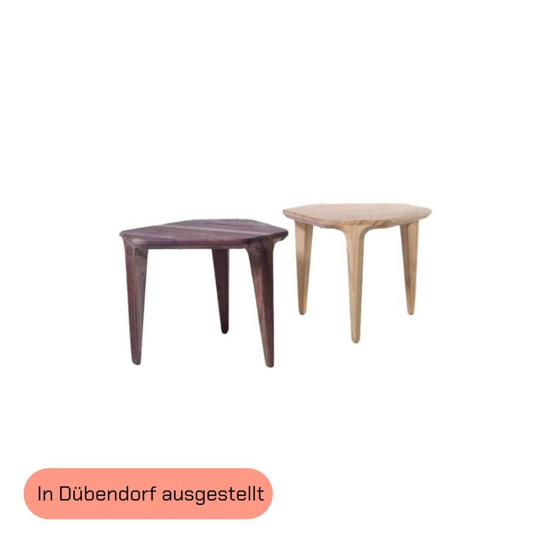 LAYAIR-Designer Beistelltisch aus Massivholz, Dübendorf