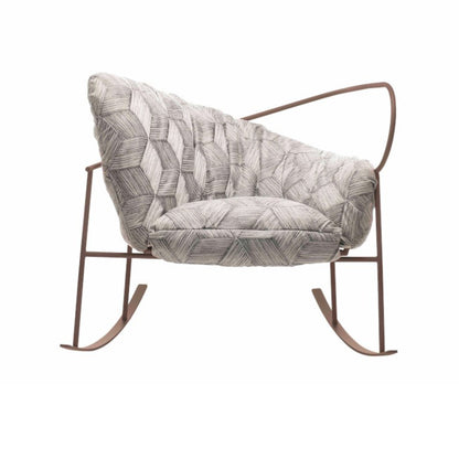 Nido Designersessel für aus pulverbeschichtetem Edelstahl, RAL 7006