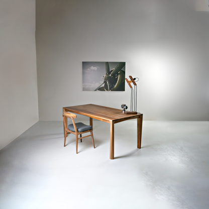 PERO-Designer Esstisch aus Massivholz mit Stuhl-büro