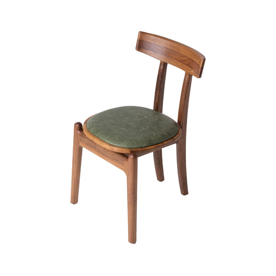 STIA-designer chair made of solid wood without upholstery-from above-walnut