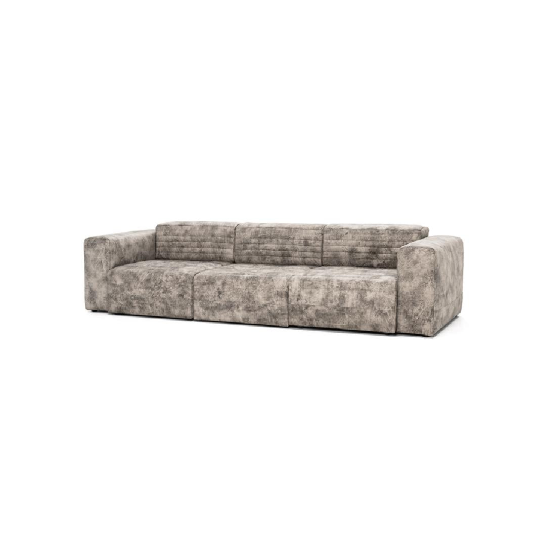 Sofa TOLEDO- Tragende Elemente aus massiver Buche, verstärkt mit Holzplattenelementen-vorne