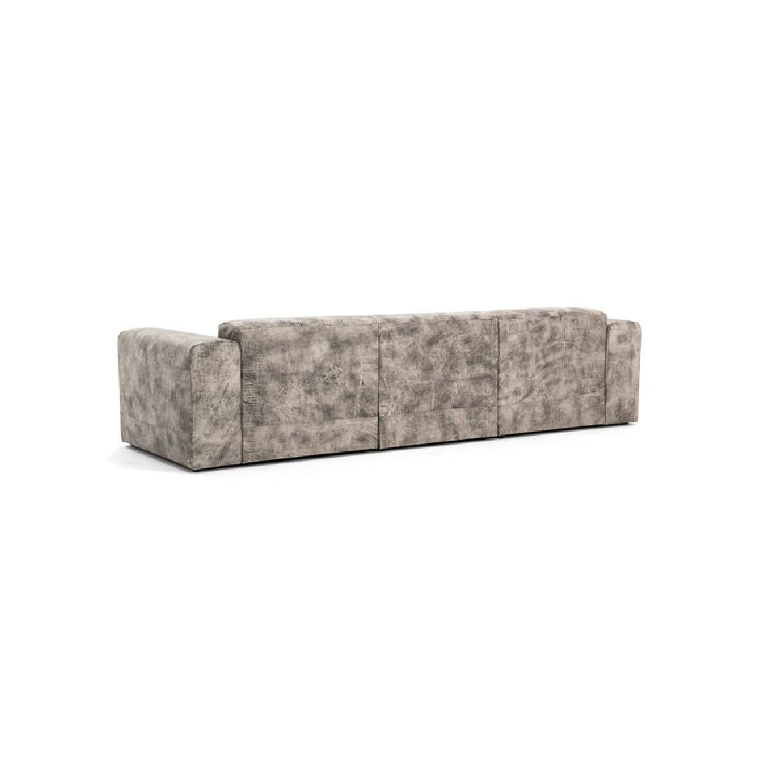 Sofa TOLEDO - tragende Elemente aus massiver Buche, verstärkt mit Holzplattenelementen - Rückseite