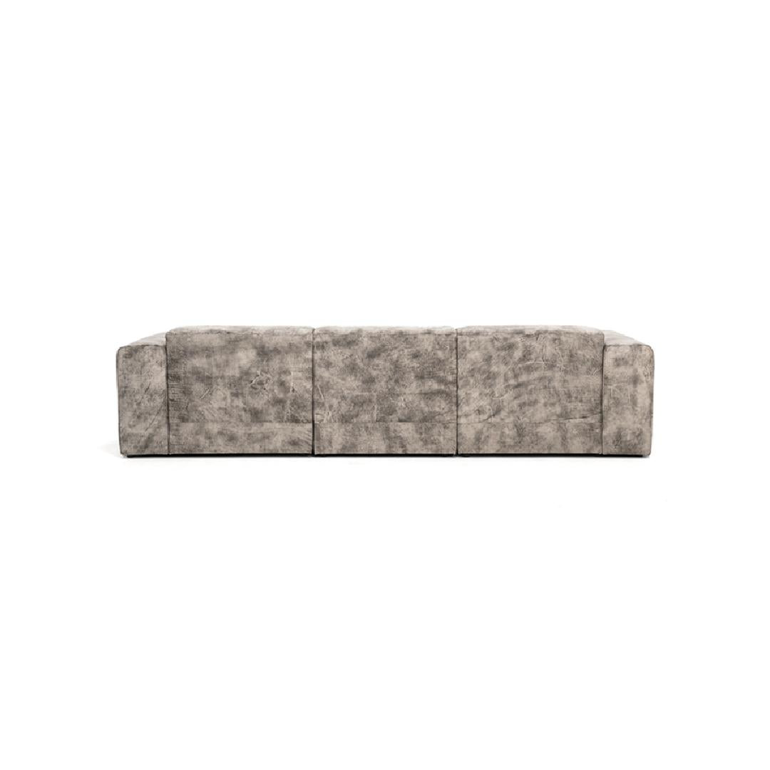 Sofa TOLEDO - tragende Elemente aus massiver Buche, verstärkt mit Holzplattenelementen - Rückseite