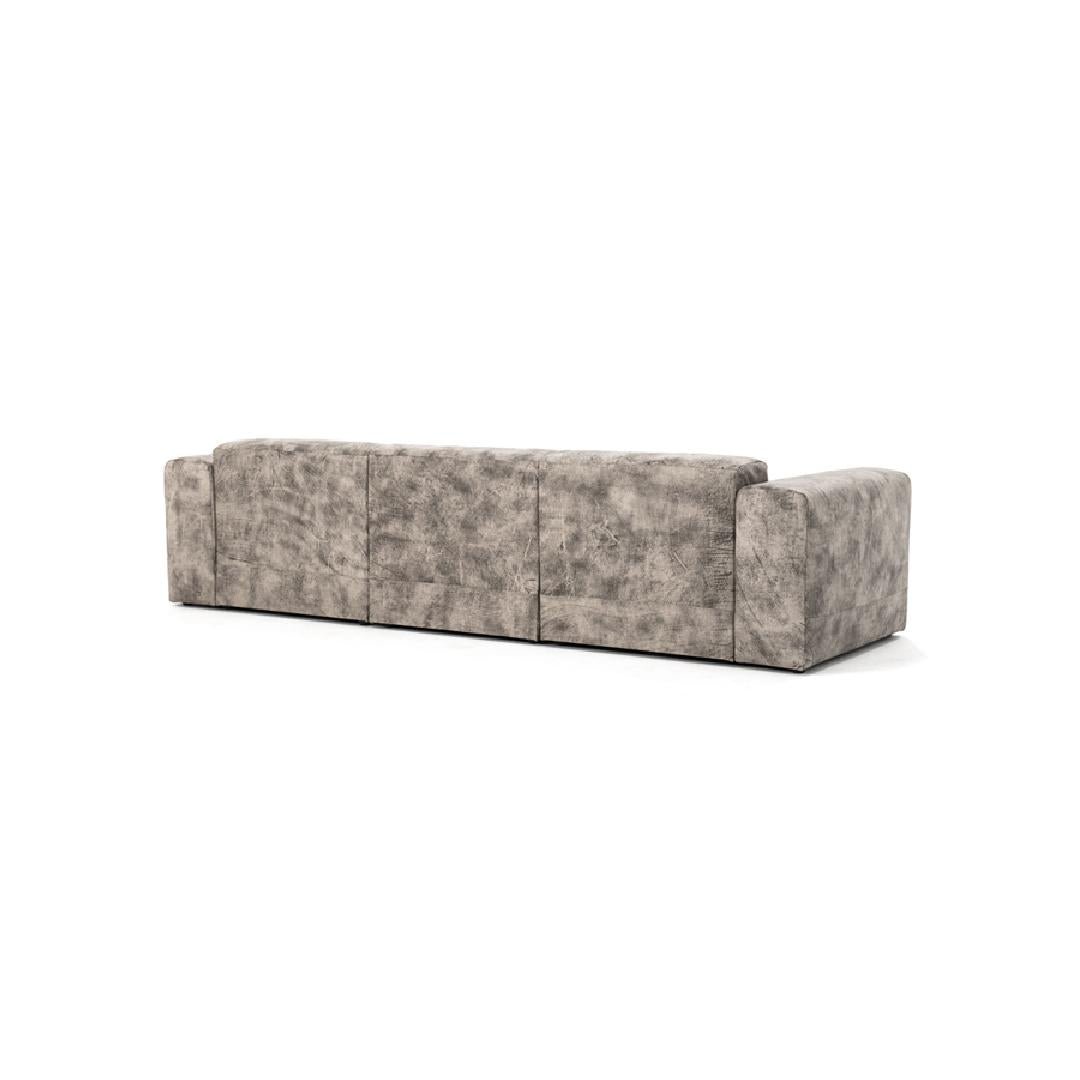 Sofa TOLEDO - tragende Elemente aus massiver Buche, verstärkt mit Holzplattenelementen - Rückseite